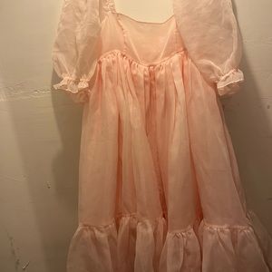 Used Pink French Puff Selkie dress